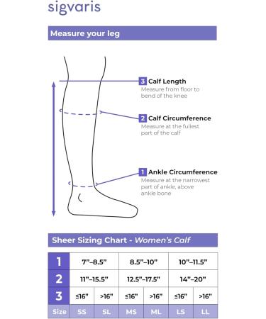 Buy SIGVARIS Women s Sheer 780 Closed Toe Calf-High Socks 15-20mmHg - Honey - Small Short | International Shipping Available - Buy Online on GoSupps.com