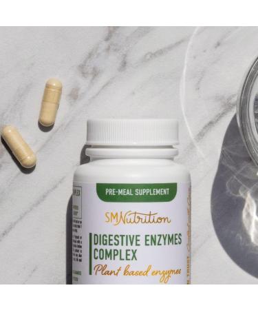 Digestive Enzymes Supplement for Gas & Bloating Relief | Supports Nutrient Absorption | Vegetarian | 60 Capsules - Buy Online on GoSupps.com