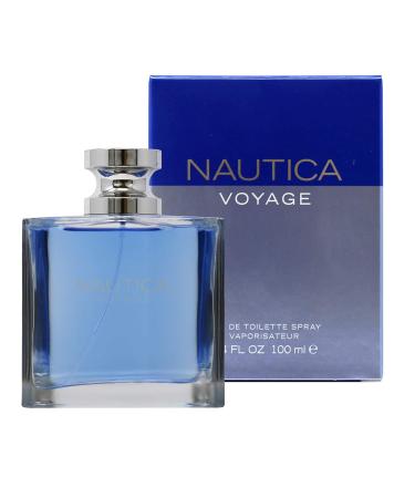 Nautica Voyage by Nautica Eau de Toilette Spray for Men 3.4oz - Pack of 1 | Long-lasting Fresh Wood Scent - Buy Online on GoSupps.com