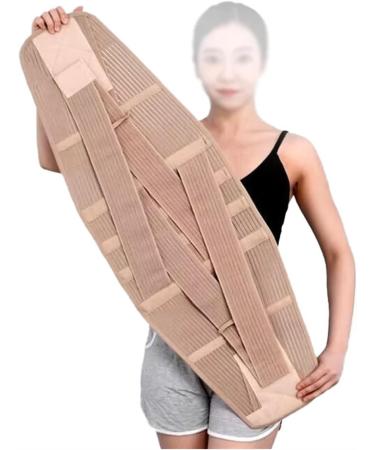XWSM Professional Lumbar Support Belt - Postoperative Recovery & Pain Relief for Men and Women XL Beige - Buy Online on GoSupps.com
