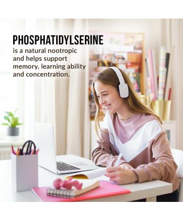 Buy Intelligent Labs Phosphatidylserine 100mg - 90 High Strength Capsules | Soy & Allergen Free | Pure Sunflower Lecithin Supplement - Buy Online on GoSupps.com