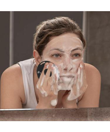 Facial Brush Silicone Body Scrubber | Face Brush Face Exfoliator Blackhead Pore Pad Facial Cleanser Brush For Outdoor Bathroom Travel Home Household Rowces - Buy Online on GoSupps.com