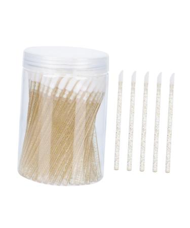 MAGICLULU 100pcs Lip Brush Silicone Makeup Brush Lipstick Gloss Wands Silicone Basting Brush Glossy Lip Stain Makeup Gadgets Lip Tint Lip Gloss Applicator Disposable Crystal Handle Glaze