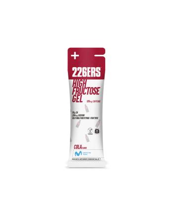 226ERS - High Fructose Gel, Energy Gel for Athletes, with Maltodextrin and Fructose, with 100 mg Caffeine, Vegan and Gluten Free, Carbohydrate Contributor, Cola Flavor, 1 Gel x 80 g