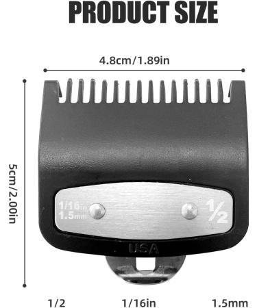 Premium 1/2 Clipper Guard Replacement for Wahl #3354-100 - Fits Most Clippers | International Shipping - Buy Online on GoSupps.com