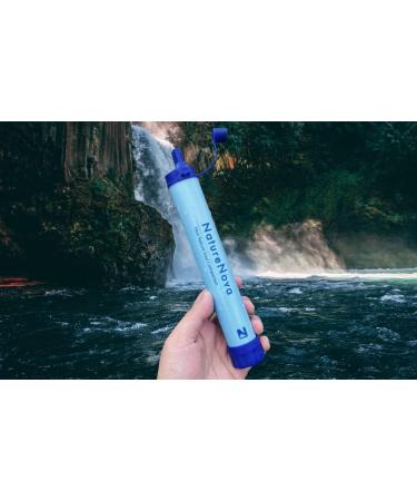 Outdoor Portable Personal Water Filter Straw - 2 Pack for Emergency Survival Gear, Hiking, Camping, Hunting & Travel - Buy Online on GoSupps.com