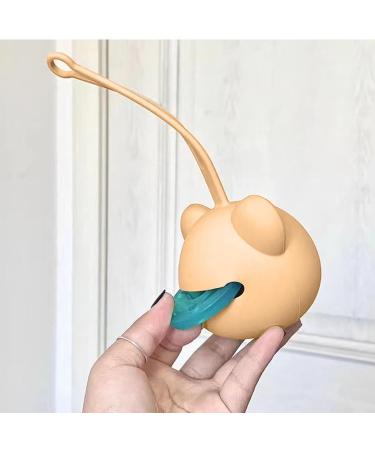 Silicone Pacifier Holder Case | Portable Pacifier Case with Strap | Keeps Pacifier Clean - Coffee Color - Buy Online on GoSupps.com