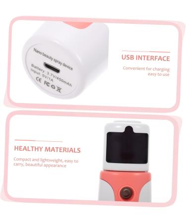 Baluue 2 Sets Hydrating Instrument Facial Mister Steamer Water Mister for Face Mist Sprayer Pink Abs - Buy Online on GoSupps.com