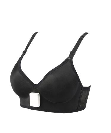 High frequency vibration breast massager wireless design skin-friendly fabric 42 heating improve breast beauty