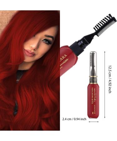 Red Hair Spray Colour for Kids Temporary Hair Chalk Comb Washable Hair Dye Instant Hair Dye for Christmas Halloween Birthdays Parties(Blue) (Red) - Buy Online on GoSupps.com