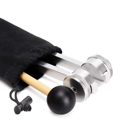 Buy OM 136.1 Hz Tuning Forks | Healing Chakra & Angel Tuning Forks for Yoga | Weighted Sonic Slider Frequency Generator - Buy Online on GoSupps.com