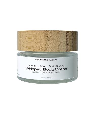 Real Fruit Body Arriba Cacao Whipped Body Cream - 100% Pure and Natural Leaping Bunny Certified Vegan - 1.38 Ounce | 50 ml 1.38 Ounce (Pack of 1)