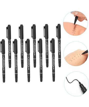 Hemoton 20 pcs Waterproof Embroidered Fine Oil Cosmetics Marking Skin Eyebrow Mapping Pen Position Pens - Buy Online on GoSupps.com