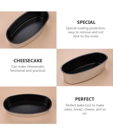 Zerodeko Mold Carbon Steel Cheese Pans Bread Tin Mini Cakes Mini Saucepan Baking Pan Bread Meatloaf Pan Kitchen Baking Tool Toast Loaf Pan Stainless Round Aluminum Alloy Oven D08 Bread Pan Silver 22.5X11.4X5.8CM - Buy Online on GoSupps.com