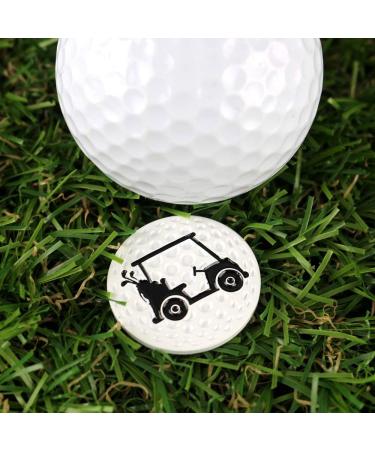 Myartte Creative Golf Ball Marker Set - 5 Pcs Assorted Soft Enamel Golf Markers | 24.4MM | Perfect for Golf Clubs - Buy Online on GoSupps.com