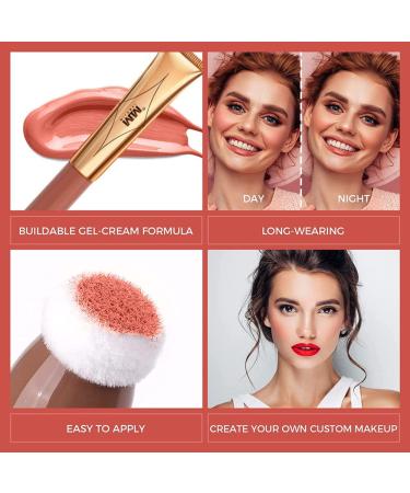Blush Highlighter Concealer Stick | Multifunctional Makeup Pen | Liquid Face Contour | Peach Pink - Buy Online on GoSupps.com