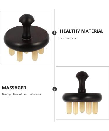Beaupretty 3-Piece Hand & Body Massage Device Set - Electric Head Massager Foot Brush & Sandalwood Comb - Perfect for Relaxation & Stress Relief - Buy Online on GoSupps.com