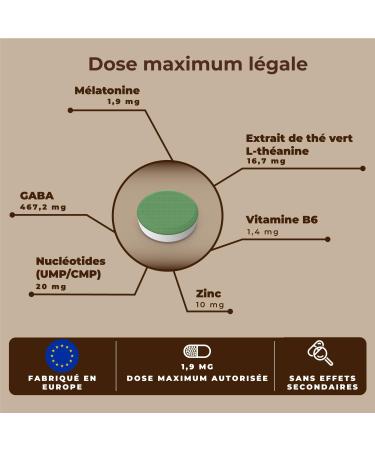 Melatonin 1.9 mg with Organic Tryptophan | Sleep Well | Tablets Intense Fatigue Burnout - Buy Online on GoSupps.com