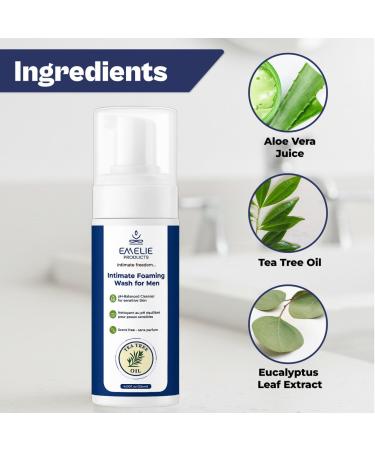 Intimate Wash for Men Daily Genital Hygiene Foaming Wash Alcohol Free Gentle Men s Hygiene Wash with Botanical Extracts Refreshing Foam for Shower Post-Gym & Daily Care (4.05 fl oz) - Buy Online on GoSupps.com