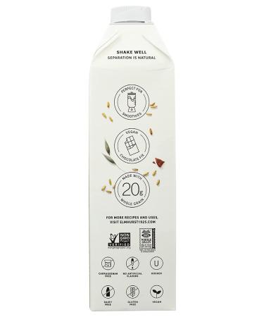 ELMHURST Chocolate Milked Oats 32 oz - Delicious dairy-free chocolate oat milk - Buy Online on GoSupps.com