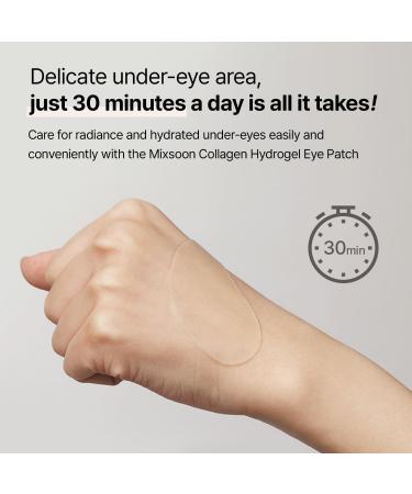 Mixsoon Patchs oculaires au collag ne hydrogel raffermissants soin des yeux patchs hydratants pour les yeux collag ne peptides et acides amin s soin des rides peau clatante (60 pi ces) - Buy Online on GoSupps.com