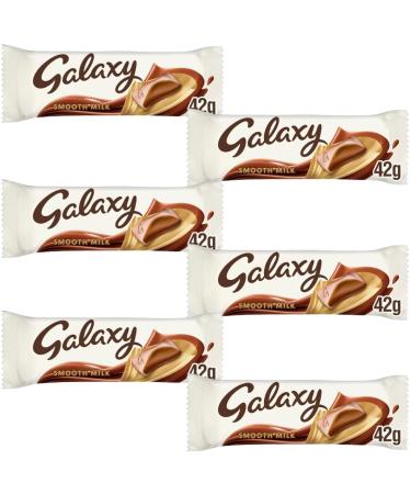 Milk Chocolate Bundle With Galaxy Smooth Milk Chocolate Bar 42g (6 Pack) - Buy Online on GoSupps.com