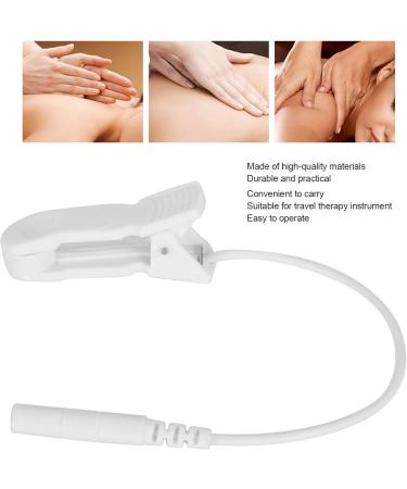 Electrode Lead Cable 10pcs 2.0mm Ear Clip Electrode Wire Connecting Cable for Digital TENS Massage Machine Electrode Lead Wire Ear Clip Electrode Connecting Cable Breast Ear Massage Clip - Buy Online on GoSupps.com