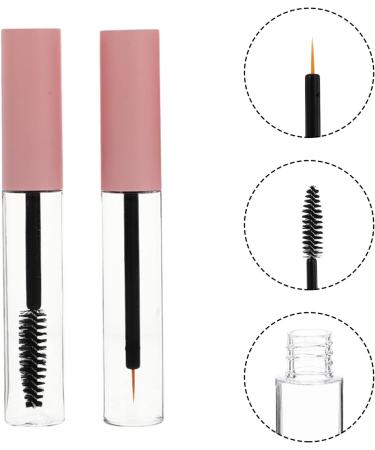 OHPHCALL 12 Pcs Eyeliner Stick Eyeliner Vials Tube Shadow Tip Liner Bottle Empty Mascara Wand The Pet Pink - Buy Online on GoSupps.com
