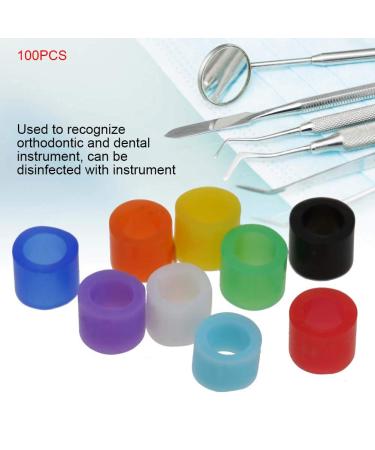 100 Pcs Orthodontic Codering Dental Identification Rings - Multi-Colored Code Rings for Effective Orthodontic Methods - Buy Online on GoSupps.com