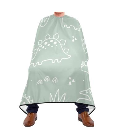 Waterproof Barber Cape -Cute Dinosaur Cheetah Haircut Bib for Men Unisex Hair Cutting Cape(8rp1a)