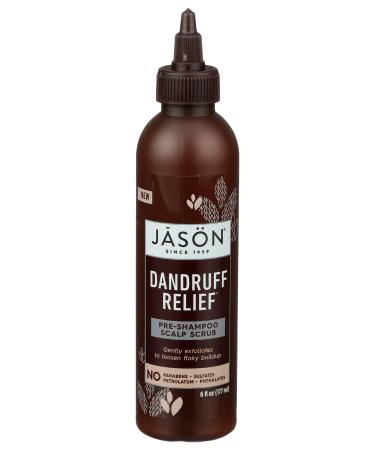 Jason Natural Dandruff Relief Pre-Shampoo Scalp Scrub 6 fl oz (177 ml)