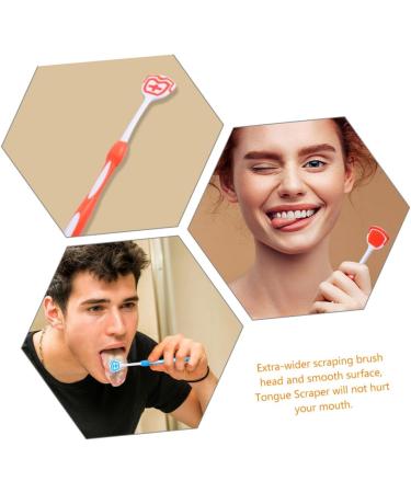 Angoily Tongue Cleaner Brush Set - 2 Pack | Freshen Breath & Remove Tongue Scraps | Ideal for At-Home Dental Care - Buy Online on GoSupps.com