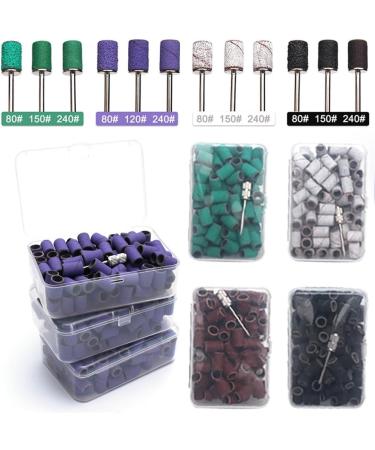 TQUXNGA Sanding s for Nail Drill Bits Professional Electric Nail Sanding s 80/120/150/180/240 for Manicures Pedicure 80 Brown - Buy Online on GoSupps.com