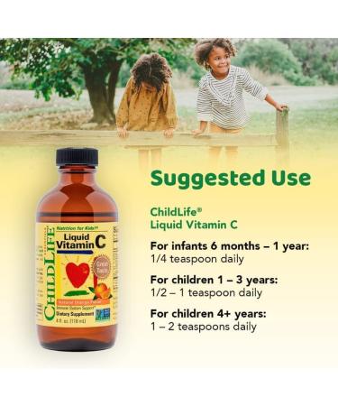 ChildLife Essentials Vegan Liquid Vitamin C Drops for Children 118 ml Lab Tested Vegetarian - Buy Online on GoSupps.com