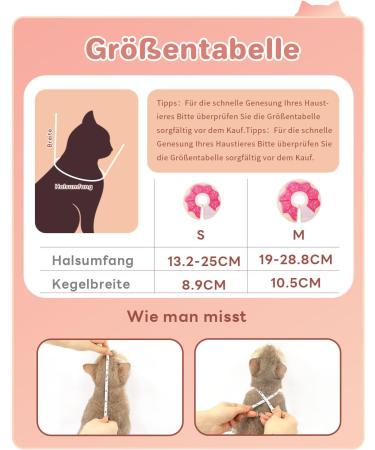 Supet Rewrise Adjustable Neck Rope Cat Collar - Recovery Cone for Cats After Surgery & Injuries (M: 21.5-30.5cm) - International Shipping Available - Buy Online on GoSupps.com
