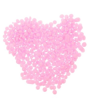 Beaupretty 3 packs of wax beans for hair removal hard wax for hair removal wax pearls for sensitive skin hard wax pearl for hair removal face wax beeswax Dedicated 0.2x0.2x0.2cm pink