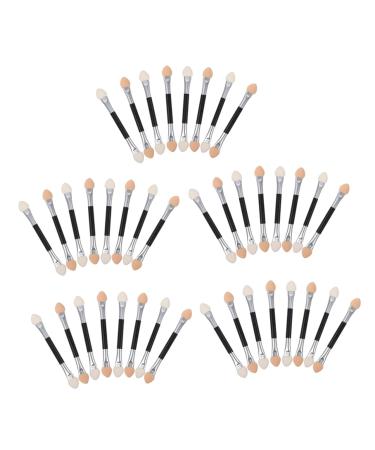 FRCOLOR 40pcs Latex Eye Shadow Stick Disposable Portable Makeup Eye Cosmetic Tools Cosmetic Brush