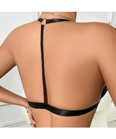 Shop Liangp Women's Wireless Triangle Bra - Comfortable Slightly Lined Bralette Top in Black | International Shipping Available - Buy Online on GoSupps.com