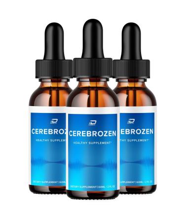 Indelo Cerebrozen Tinnitus Ear Drops - Cerebrozen 24 Cerebrozen Liquid Drops Cerebrozen Reviews Cerebrozen Drops for Ear Relief (3 Pack - 180 ML)