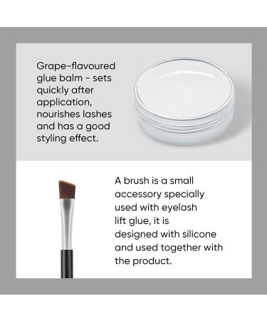 Permania Eyelash Lifting Glue - White Peach & Grape 20g | Brow & Lash Adhesive for Stunning Eye Looks - Buy Online on GoSupps.com