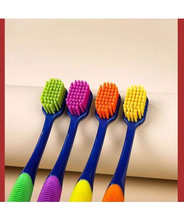 Wxpjmdfc Manual Toothbrush - Medium-Hard Bristles Pack of 4 Travel Toothbrushes for Men & Women Individually Packaged Body Care - Buy Online on GoSupps.com