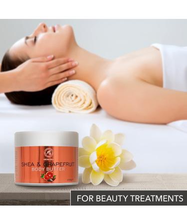 Shea & Grapefruit Body Butter 250g | Natural Moisturizing Cream for Dry Skin | Karit Oil Body Butter | Nourishing Skin Care - Buy Online on GoSupps.com