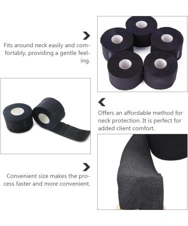 Bandes de Cou Jetables en Papier Extensible Noir 10 Pi ces Protection du Cou Professionnelle pour Coiffeur Doux Imperm able et lastique Usage Salon Coiffure et Barbier - Buy Online on GoSupps.com
