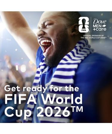 DOVE MEN + CARE Limited Edition FIFA Body Wash & Deodorant Regimen Pack 2 Count Striker Swag for Men for Hydrated Soft Skin & Odor Control - Buy Online on GoSupps.com