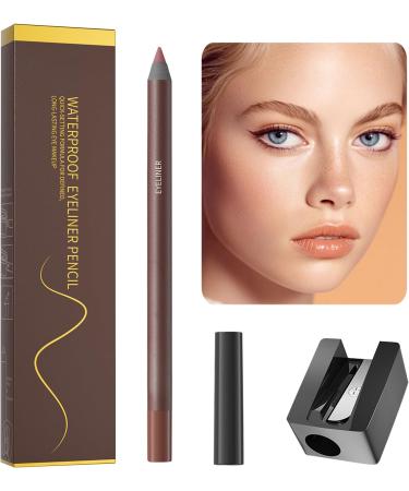 Waterproof Gel Eyebrow Eyeliner with Sharpener Long-Lasting Cosmetic Beauty Effect Natural Look for Girls and Women - Buy Online on GoSupps.com