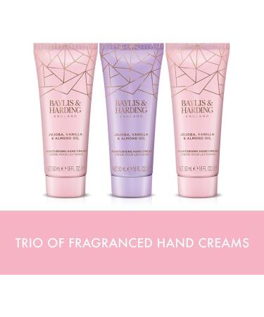 Baylis & Harding Jojoba Vanilla & Almond Oil Luxury Hand Treats Gift Set - Vegan Friendly - Buy Online on GoSupps.com