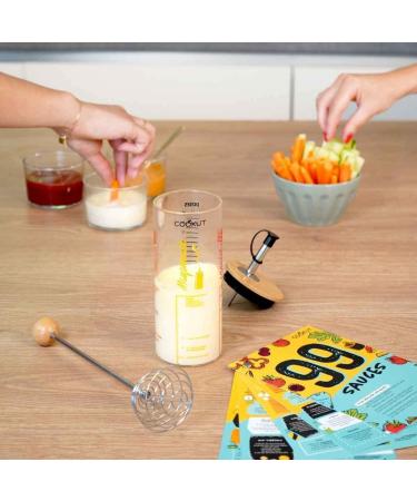 COOKUT - Shaker Sauce - 99 Delicious & Unmissable Homemade Sauces in Less Than 2 Minutes Dressings Mayonnaises Ketchup Mea - Buy Online on GoSupps.com