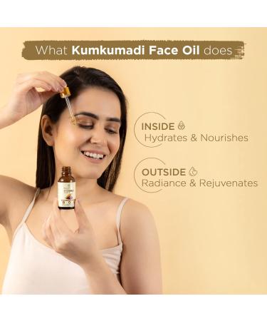 Bella Vita Organic Kumkumadi Face Glow Oil - 30ml | For Dry to Normal Skin | Sandalwood, Saffron, Turmeric, Sesame Oil | Soothes and Moisturizes - Buy Online on GoSupps.com