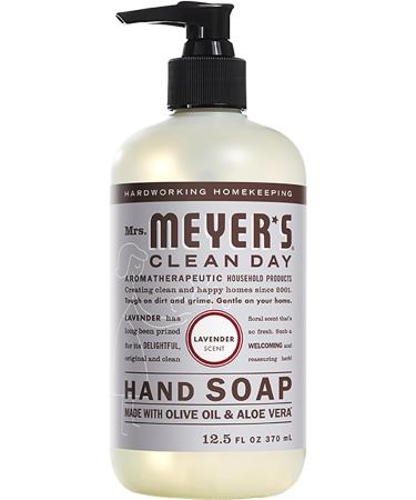 Mrs. Meyer's Clean Day Lavender Hand Soap Set - 2 Count, 33 + 12.5 Oz - Includes Refill & Bottle - Buy Online on GoSupps.com