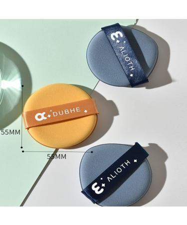 7 Pieces Pure Cotton Powder Puff Set | Makeup Puff for Foundation & Loose Powder | Best Cosmetic Sponge Tool for Exquisite Makeup - Buy Online on GoSupps.com